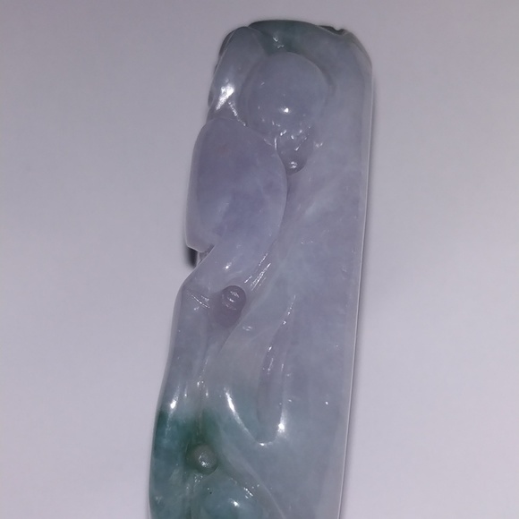 Authentic type A real lucky emerald  jade pendant - Picture 3 of 6